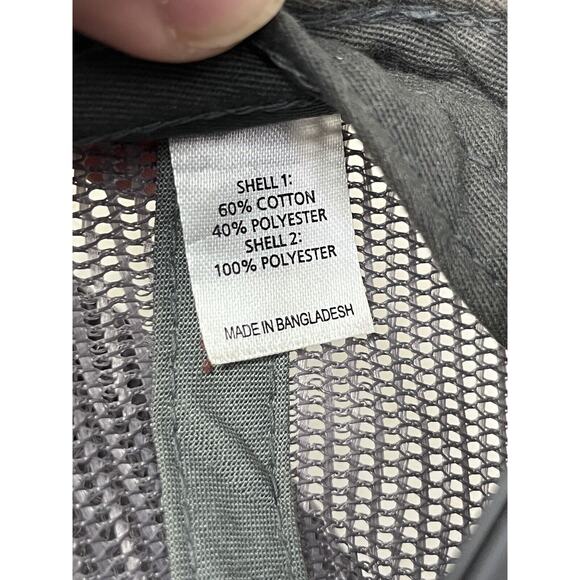 Throw Pink Disc Golf Mesh Back Ball Cap Black Gray Trucker - Picture 3 of 6